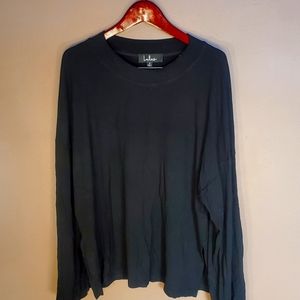 LULU'S womens size small black long sleeve shirt